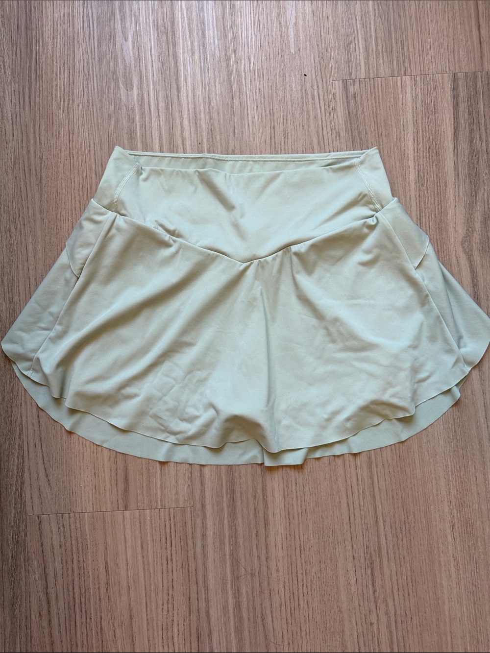 Light green Halara skirt